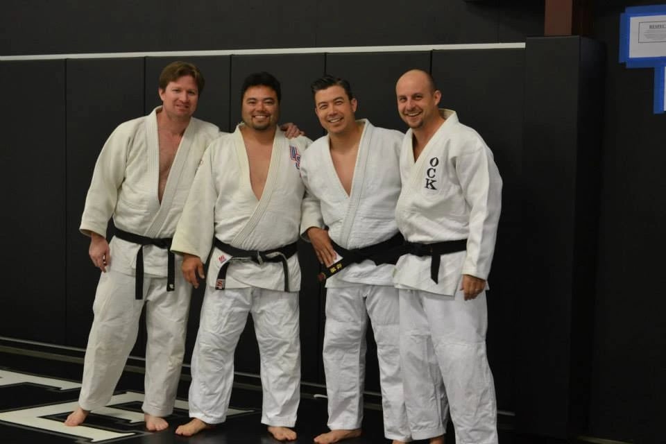 Adult Judo students training at OCK Judo